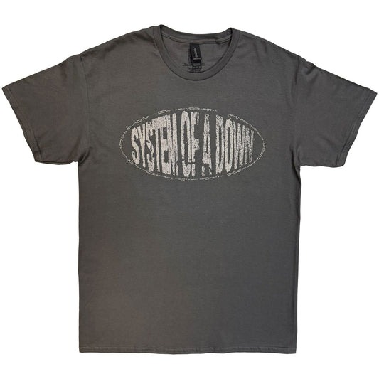 System Of A Down Stretched Logo T-shirt