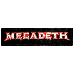 Megadeth Logo Embroidered Patch