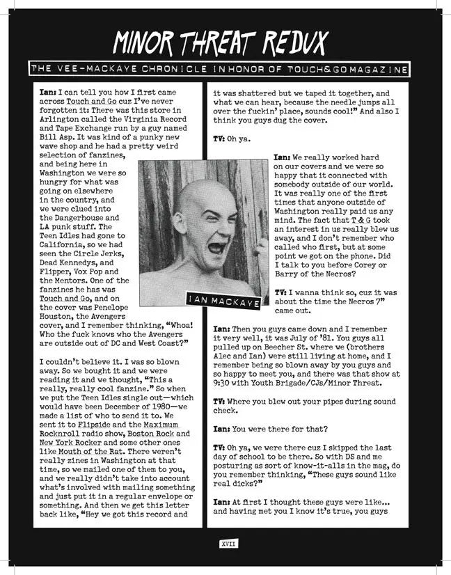 TOUCH AND GO: The Complete Hardcore Punk Zine ’79–’83, by Tesco Vee and Dave Stimson