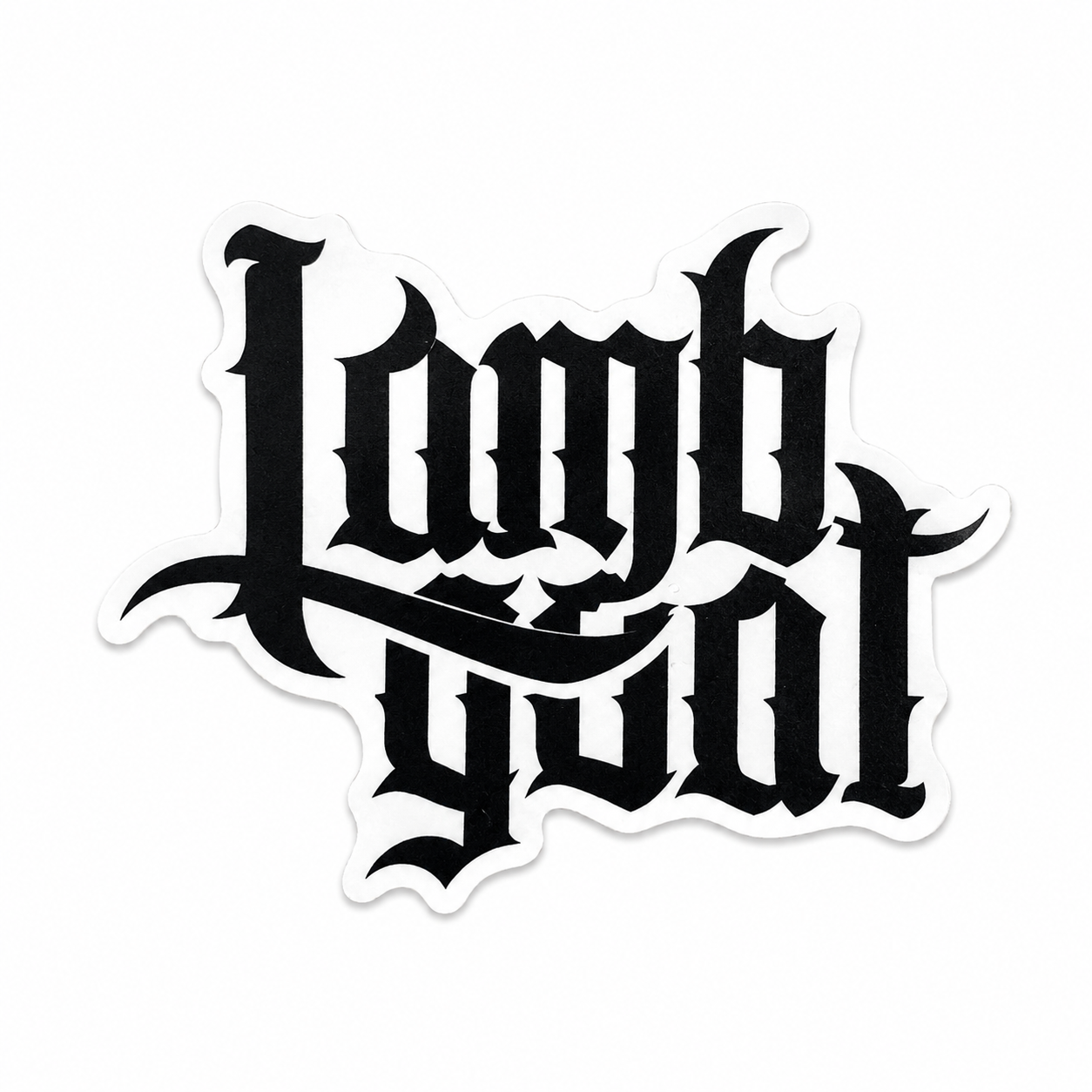 Lambgoat Stacked Logo Sticker