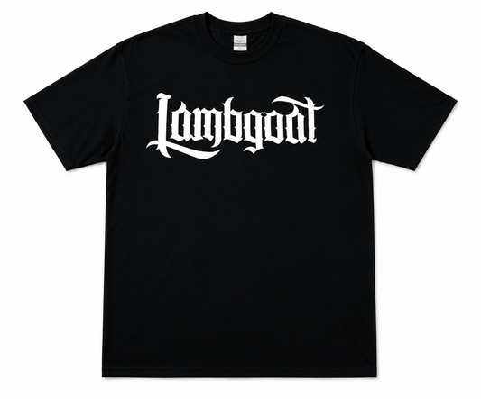 Lambgoat Script Logo T-Shirt