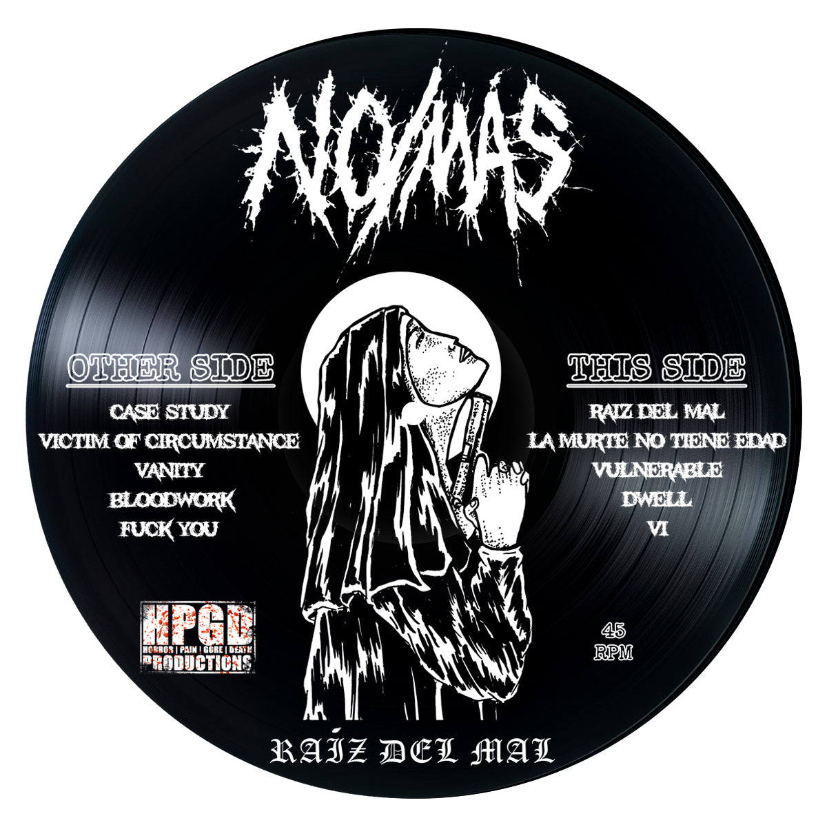 NO/MÁS - Raíz Del Mal LP (Picture Disc) LTD To 100