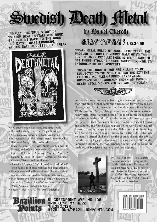 SWEDISH DEATH METAL, by Daniel Ekeroth | Death-luxe Edition