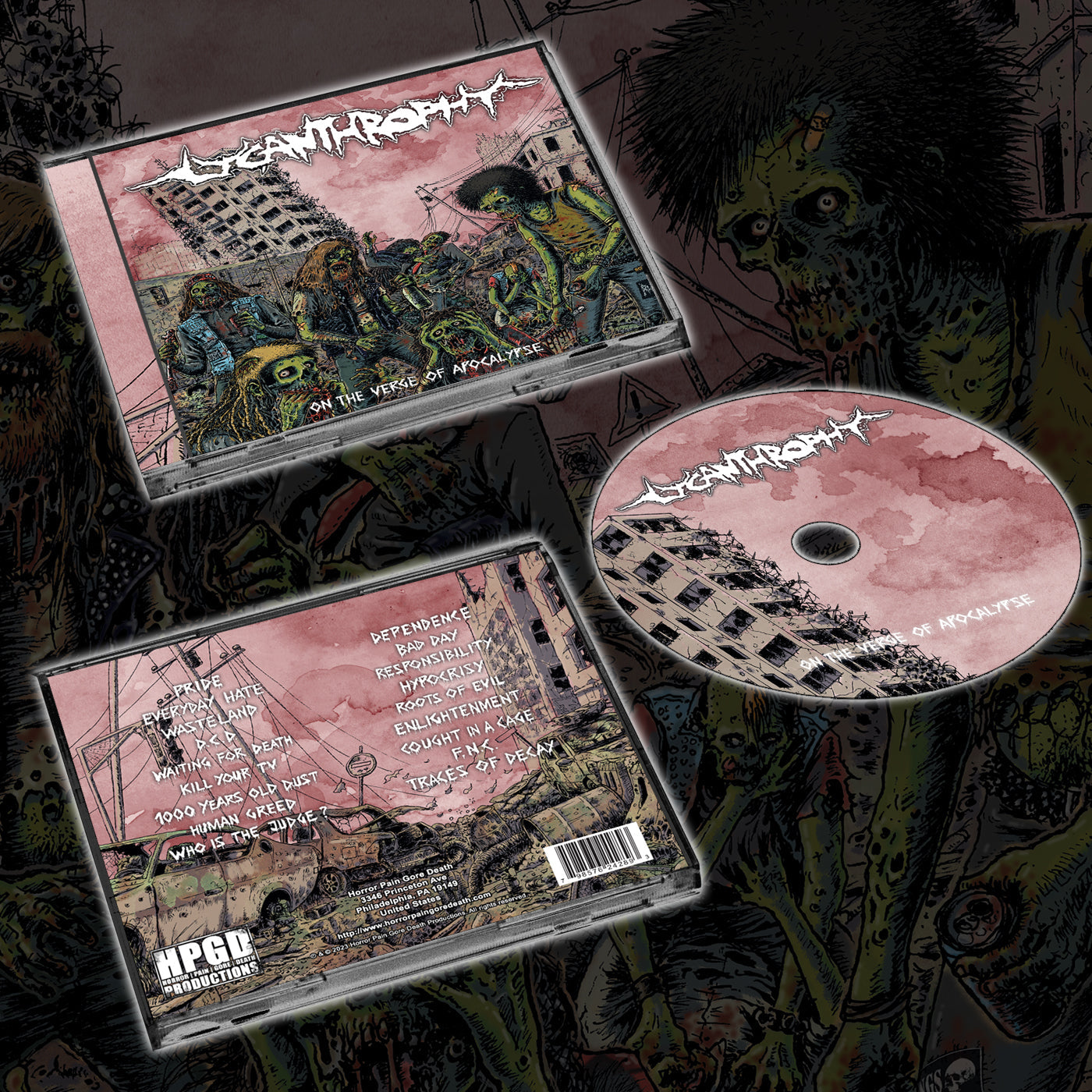 LYCANTHROPHY - On The Verge Of Apocalypse CD